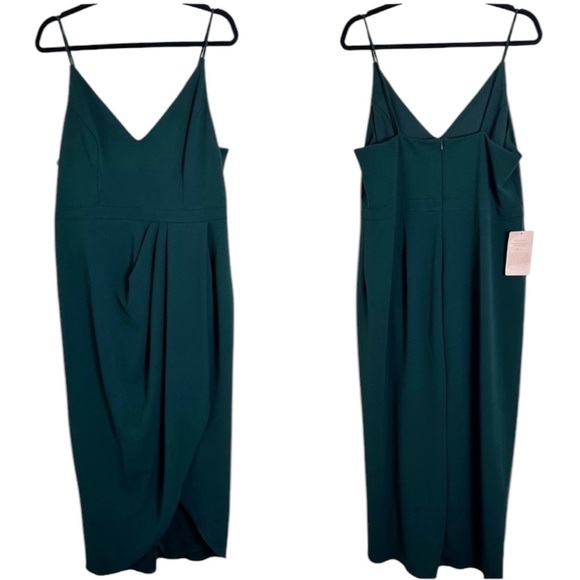 NWT BHLDN CARON EMERALD GREEN DRESS SIZE 24 - Picture 5 of 16